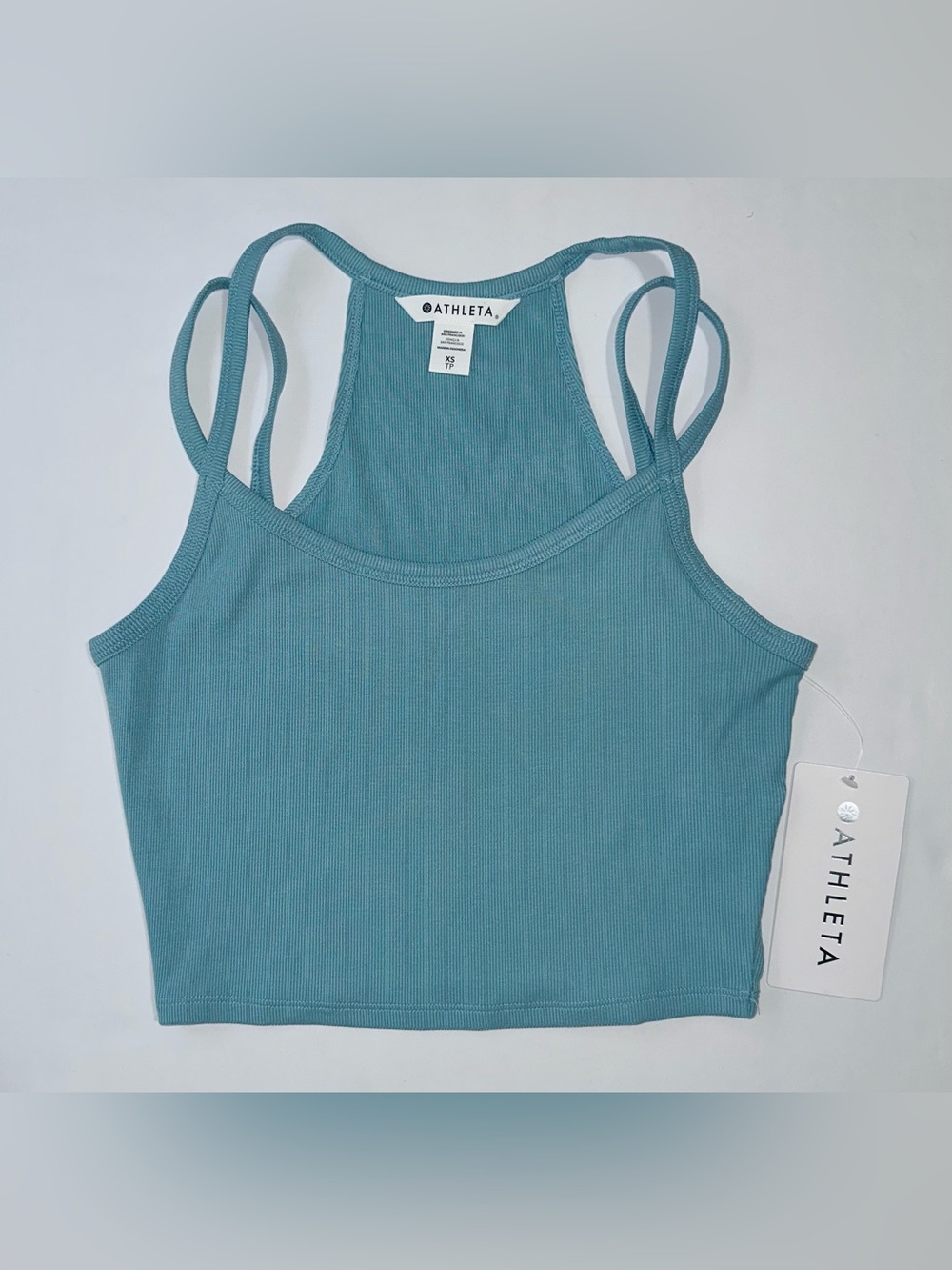 Athleta Signature Rib Wide Binding Tank